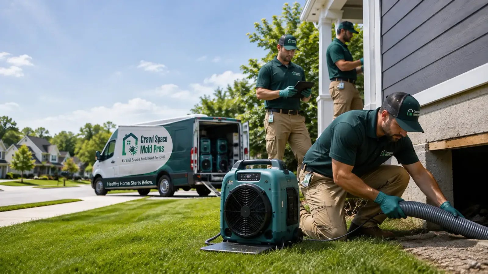 Crawl Space Mold Removal in East Aurora, NY